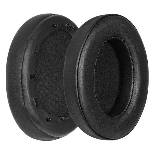 2 Pack Spliced Protein Leather Earphone Replacement Earpads Pads For Sony WH-1000XM3(Black) - Earmuff & Pad by buy2fix | Online Shopping UK | buy2fix