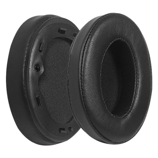 2 Pack Spliced Lambskin Earphone Replacement Earpads Pads For Sony WH-1000XM3(Black) - Earmuff & Pad by buy2fix | Online Shopping UK | buy2fix
