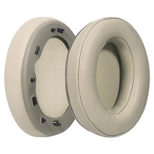 2 Pack Spliced Lambskin Earphone Replacement Earpads Pads For Sony WH-1000XM3(Champagne) - Earmuff & Pad by buy2fix | Online Shopping UK | buy2fix