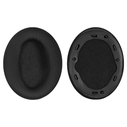 2 Pack Ice Silk Cloth Earphone Replacement Earpads Pads For Sony WH-1000XM3(Black) - Earmuff & Pad by buy2fix | Online Shopping UK | buy2fix