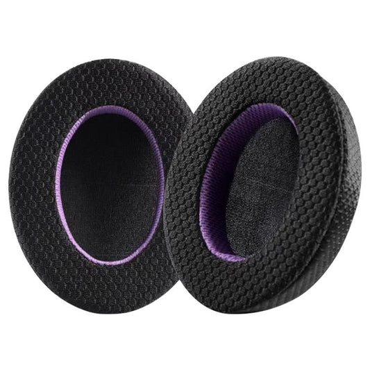 2 Pack Mesh Earphone Replacement Earpads Pads For Sony WH-1000XM3(Black Purple) - Earmuff & Pad by buy2fix | Online Shopping UK | buy2fix
