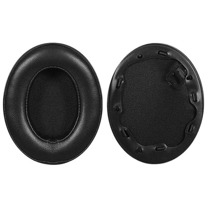 1 Pair Spliced Lambskin Earphone Replacement Earpads Pads For Sony WH-1000XM4(Black) - Earmuff & Pad by buy2fix | Online Shopping UK | buy2fix