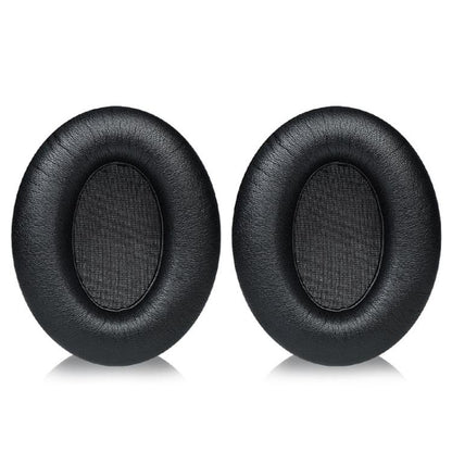 2pcs Snap-on Replacement Earpads For Sennheiser HD201 / HD201S / HD180 / HD418 / HD419 / HD421 / HD428 / HD429 / HD438 / HD439 / HD448 / HD450, Material:Protein Leather(Black) - Earmuff & Pad by buy2fix | Online Shopping UK | buy2fix