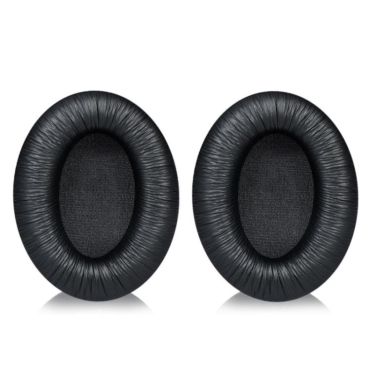 2pcs Snap-on Replacement Earpads For Sennheiser HD201 / HD201S / HD180 / HD418 / HD419 / HD421 / HD428 / HD429 / HD438 / HD439 / HD448 / HD450, Material:Frog Leather(Black) - Earmuff & Pad by buy2fix | Online Shopping UK | buy2fix