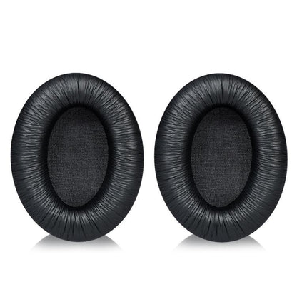 2pcs Snap-on Replacement Earpads For Sennheiser HD201 / HD201S / HD180 / HD418 / HD419 / HD421 / HD428 / HD429 / HD438 / HD439 / HD448 / HD450, Material:Frog Leather(Black) - Earmuff & Pad by buy2fix | Online Shopping UK | buy2fix