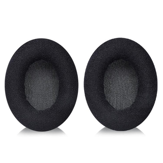 2pcs Snap-on Replacement Earpads For Sennheiser HD201 / HD201S / HD180 / HD418 / HD419 / HD421 / HD428 / HD429 / HD438 / HD439 / HD448 / HD450, Material:Flannel(Black) - Earmuff & Pad by buy2fix | Online Shopping UK | buy2fix