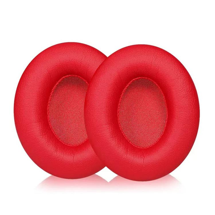 2pcs Insert Replacement Earpads For Sennheiser Momentum On-Ear 1 / On-Ear 2 / On-Ear HD1, Material:Protein Leather Red - Earmuff & Pad by buy2fix | Online Shopping UK | buy2fix