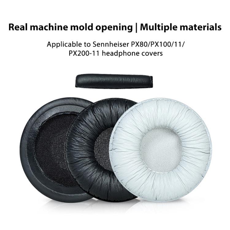 Headphone Head Beam Protective Cover For Sennheiser PX80 / PX100 II / PX200 II(White) - Earmuff & Pad by buy2fix | Online Shopping UK | buy2fix