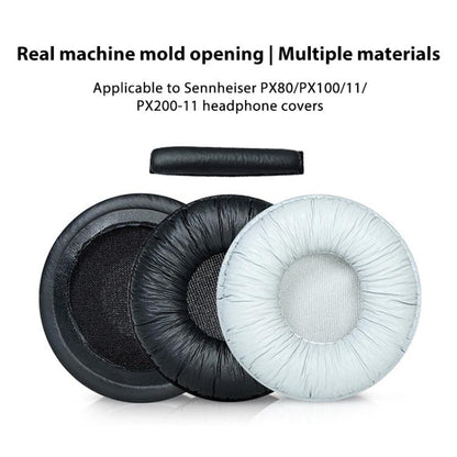 Headphone Head Beam Protective Cover For Sennheiser PX80 / PX100 II / PX200 II(Black) - Earmuff & Pad by buy2fix | Online Shopping UK | buy2fix
