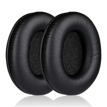 2pcs Insert Protein Leather Replacement Earpads For Sennheiser HD435 / HD415 / HD465 / HD485(Black) - Earmuff & Pad by buy2fix | Online Shopping UK | buy2fix