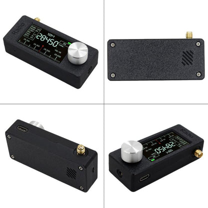 SI4732 1.9 inch IPS Display Portable Radio 0.5-108 MHz LSB USB AM FM Pocket Mini Radio, Type:Red Round Antenna + USB(Black) - Car Modification by buy2fix | Online Shopping UK | buy2fix