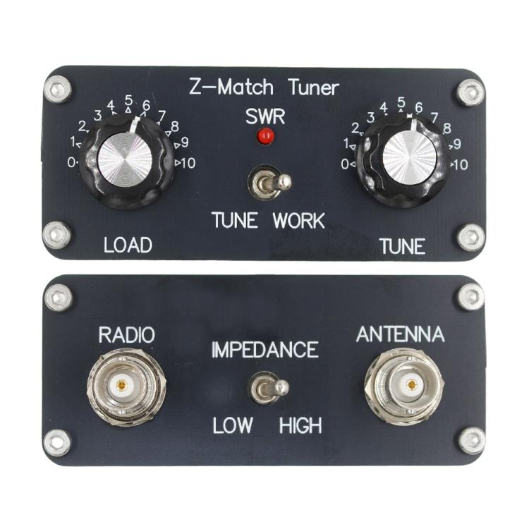 Z-Match QRP Manual Antenna Tuner 5W 3-28 Mhz Antenna HAM Tuner(Black) - Car Modification by buy2fix | Online Shopping UK | buy2fix