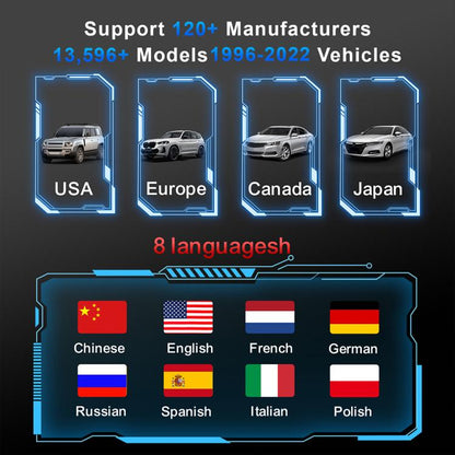 KONNWEI MAXOBD Full Car System Scanner OBD2 Diagnostic Tool Code Read(Black) - Code Readers & Scan Tools by KONNWEI | Online Shopping UK | buy2fix