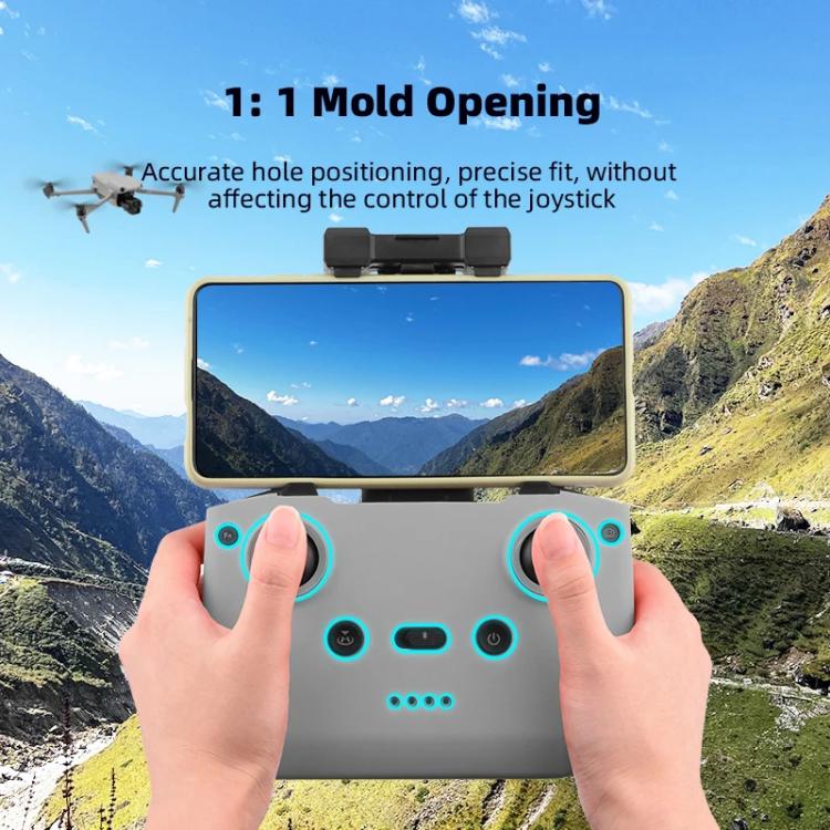 For DJI RC-N2 / RC-N1 BRDRC Remote Control Shockproof Anti-scratch Silicone Case(Red) - Others by BRDRC | Online Shopping UK | buy2fix