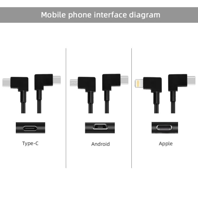 BRDRC Data Cable for DJI Mavic Air 2 / Air 2S / Mini 2, Type:30cm Type-C to 8 Pin - Cable & Adapter by BRDRC | Online Shopping UK | buy2fix