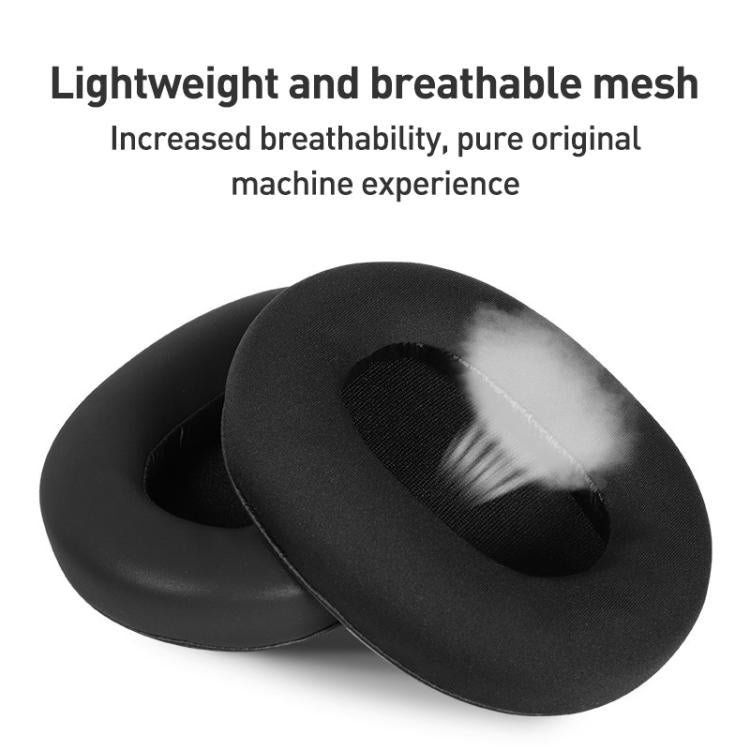 2pcs Magic Ice Skin Earphone Replacement Earpads Pads For Sony INZONE H9 / H7 / WH-G900N(Black Purple) - Earmuff & Pad by buy2fix | Online Shopping UK | buy2fix