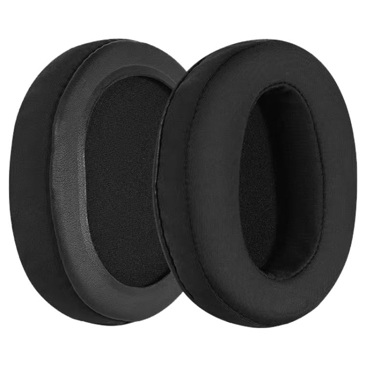 2pcs Ice Silk Cloth Earphone Replacement Earpads Pads For Sony WH-CH700N / MDR-ZX780 / ZX770(Black) - Earmuff & Pad by buy2fix | Online Shopping UK | buy2fix