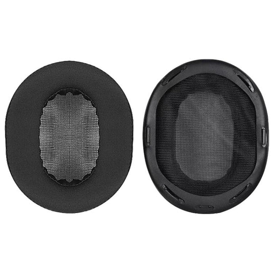 1 Pair Ice Silk Cloth Earphone Replacement Earpads Pads For Sony MDR-1A / MDR-1ADAC(Black) - Earmuff & Pad by buy2fix | Online Shopping UK | buy2fix