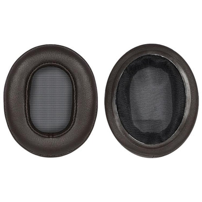 2pcs Lambskin Earphone Replacement Earpads Pads For Sony MDR-1Abt(Brown) - Earmuff & Pad by buy2fix | Online Shopping UK | buy2fix