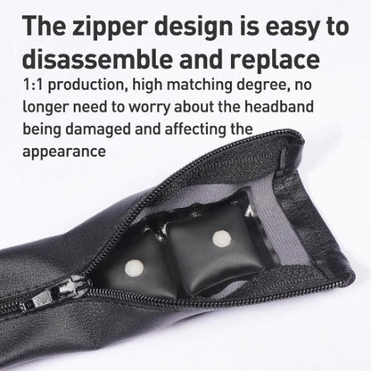 Headphone Protein Leather Headband Protective Cover For Sony MDR-1A / MDR-1ADAC / MDR-1Abt(Black) - Earmuff & Pad by buy2fix | Online Shopping UK | buy2fix