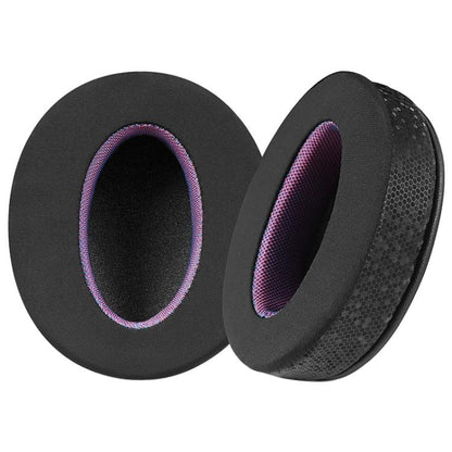 2pcs Magic Ice Skin Earphone Replacement Earpads Pads For Sony WH-CH710N / WH-CH720N(Black Purple) - Earmuff & Pad by buy2fix | Online Shopping UK | buy2fix