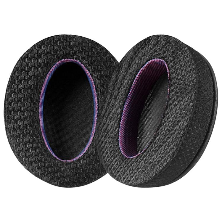 2pcs Breathable Mesh Earphone Replacement Earpads Pads For Sony WH-CH710N / WH-CH720N(Black Purple) - Earmuff & Pad by buy2fix | Online Shopping UK | buy2fix