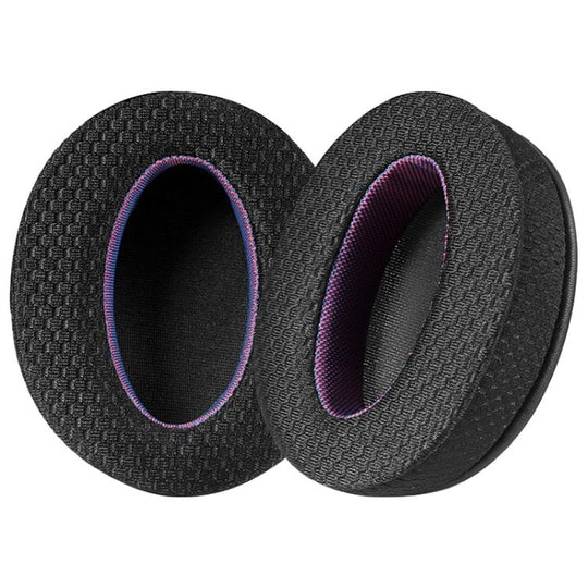 2pcs Breathable Mesh Earphone Replacement Earpads Pads For Sony WH-CH710N / WH-CH720N(Black Purple)