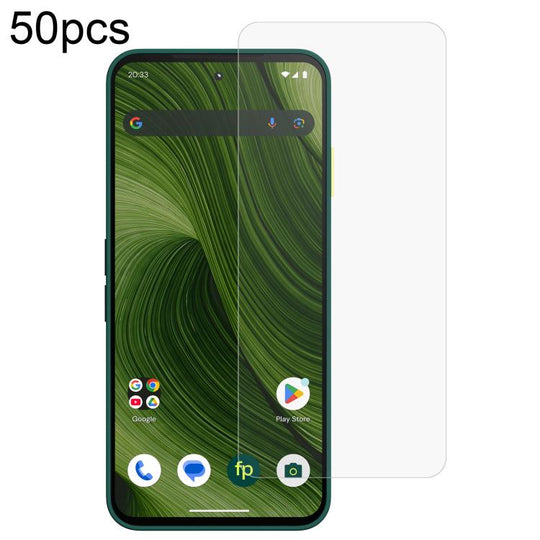For Fairphone 6 50 PCS/Pack 0.3mm High Aluminum Tempered Glass Film