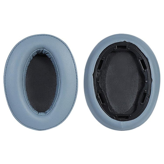 2pcs Protein Leather Earphone Replacement Earpads Pads For Sony WH-H910N(Blue)