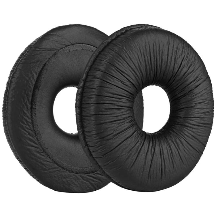 2pcs Insert Replacement Earpads For Panasonic RP-DJ1200 / RP-DJ1205 / RP-DJ1210, Material:Frog Leather(Black) - Earmuff & Pad by buy2fix | Online Shopping UK | buy2fix