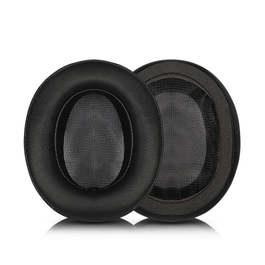 2pcs Snap-on Protein Leather Replacement Earpads For Panasonic RP-HD10 / RP-HD10E(Black) - Earmuff & Pad by buy2fix | Online Shopping UK | buy2fix