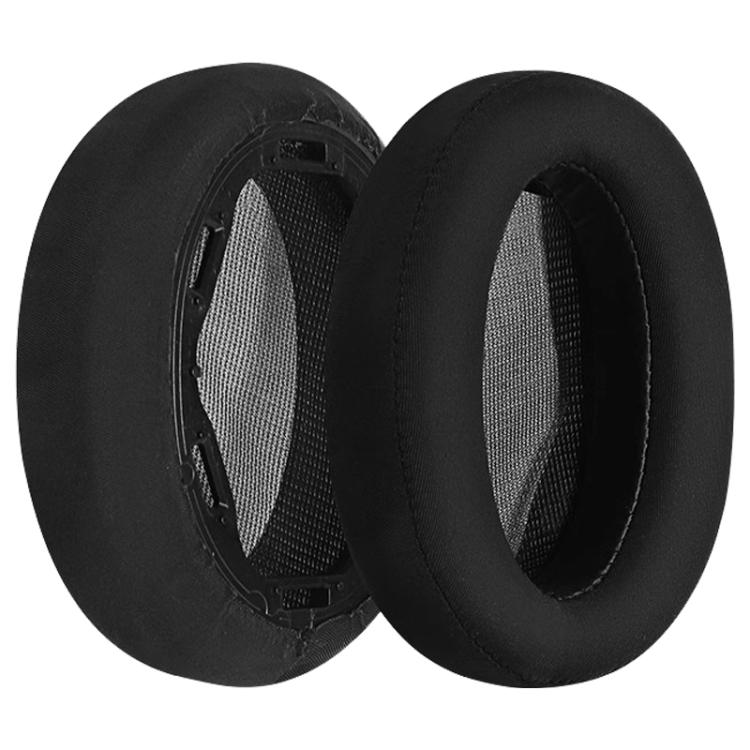 2pcs Ice Silk Cloth Earphone Replacement Earpads Pads For Sony WH-H910N(Black) - Earmuff & Pad by buy2fix | Online Shopping UK | buy2fix