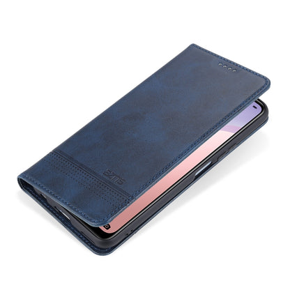 For Huawei Nova 7 SE AZNS Magnetic Calf Texture Horizontal Flip Leather Case with Card Slots & Holder & Wallet(Dark Blue) - Huawei Cases by AZNS | Online Shopping UK | buy2fix