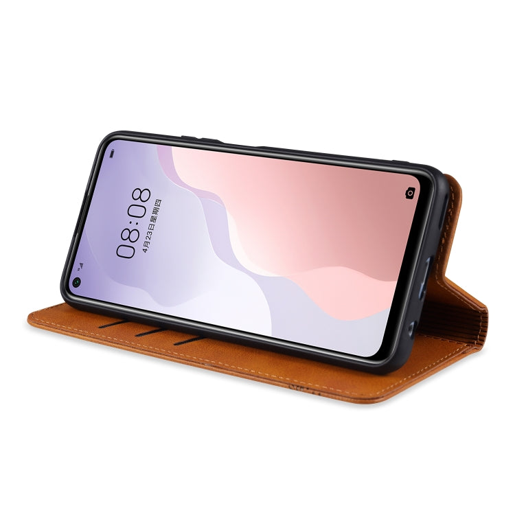 For Huawei Nova 7 SE AZNS Magnetic Calf Texture Horizontal Flip Leather Case with Card Slots & Holder & Wallet(Dark Blue) - Huawei Cases by AZNS | Online Shopping UK | buy2fix