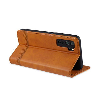 For Huawei Nova 7 SE AZNS Magnetic Calf Texture Horizontal Flip Leather Case with Card Slots & Holder & Wallet(Dark Blue) - Huawei Cases by AZNS | Online Shopping UK | buy2fix