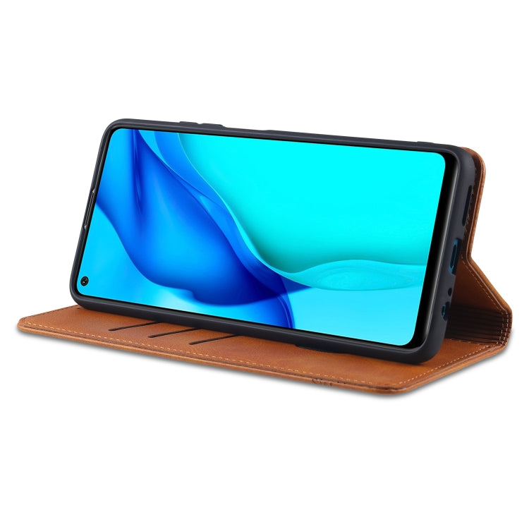 For Huawei Maimang 9 AZNS Magnetic Calf Texture Horizontal Flip Leather Case with Card Slots & Holder & Wallet(Red) - Huawei Cases by AZNS | Online Shopping UK | buy2fix