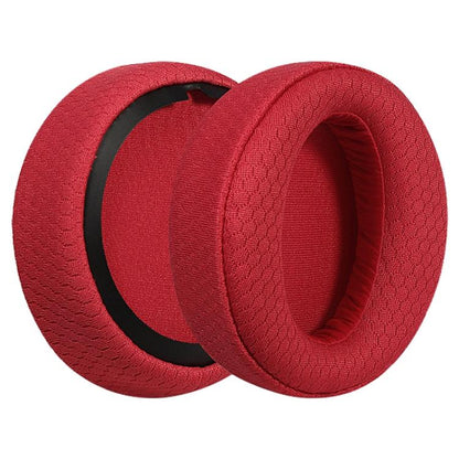 2pcs Football Net Earphone Replacement Earpads Pads For Sony MDR-XB950BT / XB950B1 / XB950N1(Red) - Earmuff & Pad by buy2fix | Online Shopping UK | buy2fix