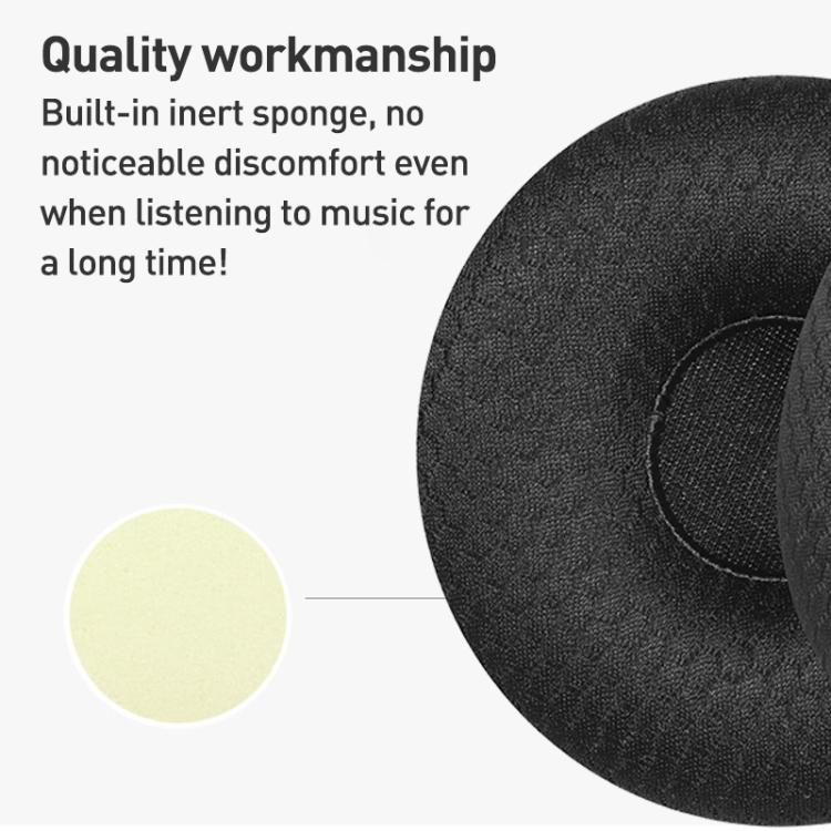 2pcs Football Net Earphone Replacement Earpads Pads For Sony WH-XB700(Black) - Earmuff & Pad by buy2fix | Online Shopping UK | buy2fix