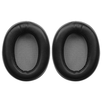 1 Pair Protein Leather Earphone Replacement Earpads Pads For Sony MDR-100A / MDR-100AAP / DR-H600A(Black) - Earmuff & Pad by buy2fix | Online Shopping UK | buy2fix