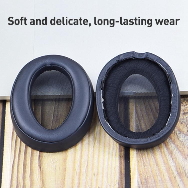 Headphone Protein Leather Headband Protective Cover For Sony MDR-100A / MDR-100AAP / DR-H600A(Black) - Earmuff & Pad by buy2fix | Online Shopping UK | buy2fix