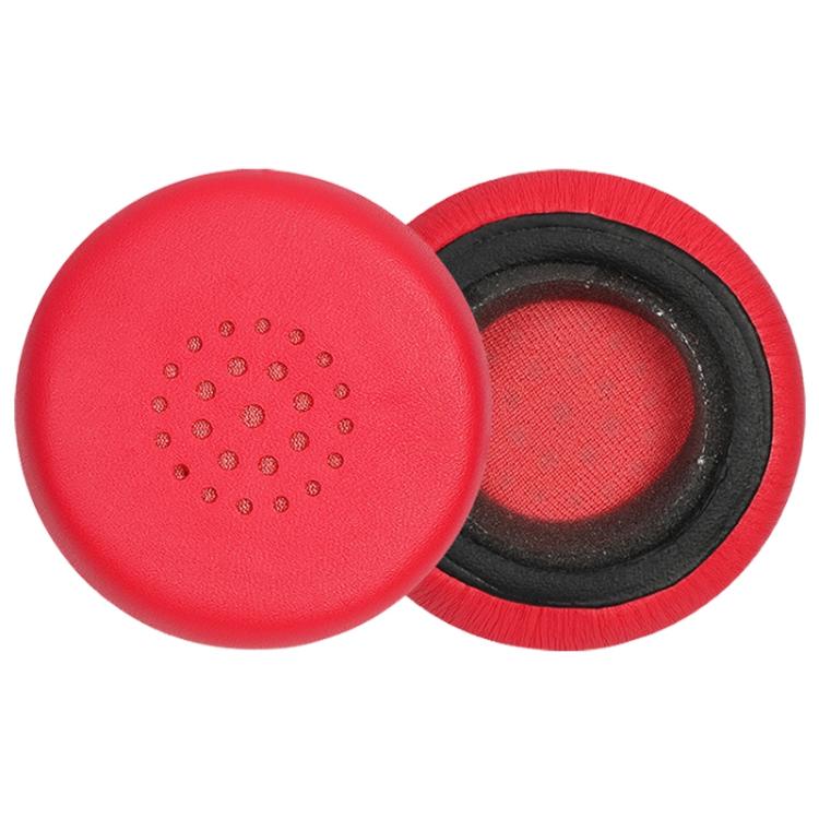 2pcs Protein Leather Earphone Replacement Earpads Pads For Sony WH-CH400(Red) - Earmuff & Pad by buy2fix | Online Shopping UK | buy2fix