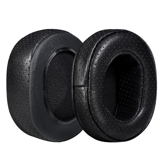 2pcs Cowhide Earphone Replacement Earpads Pads For Sony MDR-DS7500 / RF7500(Black) - Earmuff & Pad by buy2fix | Online Shopping UK | buy2fix