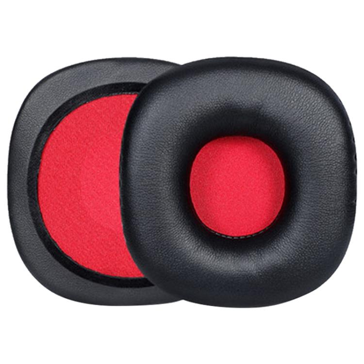 2pcs Protein Leather Earphone Replacement Earpads Pads For Sony NWZ-WH505 / NWZ-WH303(Black Red Net) - Earmuff & Pad by buy2fix | Online Shopping UK | buy2fix