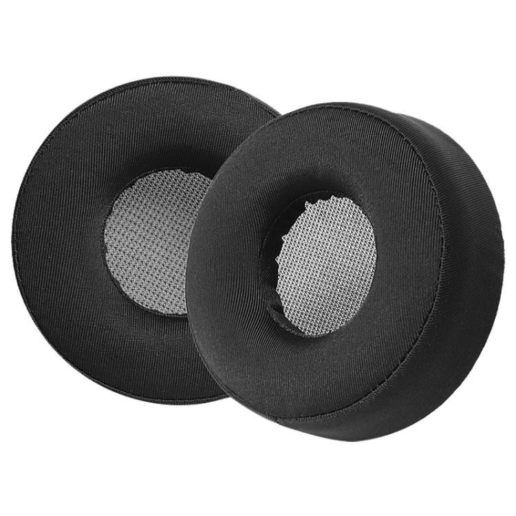 2pcs Ice Silk Cloth Earphone Replacement Earpads Pads For Sony WH-H800(Black) - Earmuff & Pad by buy2fix | Online Shopping UK | buy2fix