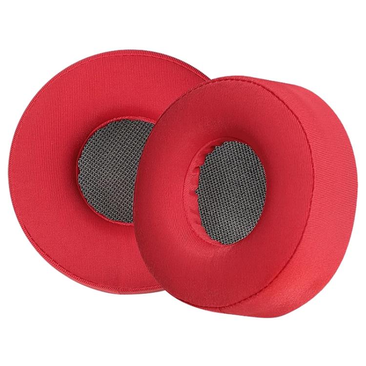 2pcs Ice Silk Cloth Earphone Replacement Earpads Pads For Sony WH-H800(Red) - Earmuff & Pad by buy2fix | Online Shopping UK | buy2fix