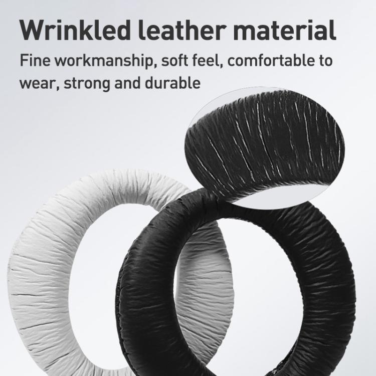 2pcs Frog Skin Earphone Replacement Earpads Pads For Sony MDR-XD150(White) - Earmuff & Pad by buy2fix | Online Shopping UK | buy2fix