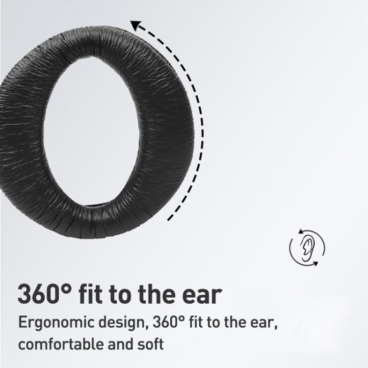 2pcs Frog Skin Earphone Replacement Earpads Pads For Sony MDR-XD150(Black) - Earmuff & Pad by buy2fix | Online Shopping UK | buy2fix