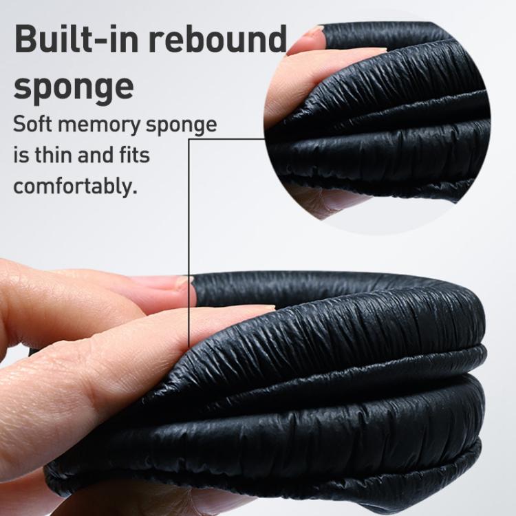 2pcs Frog Skin Earphone Replacement Earpads Pads For Sony MDR-XD150(Black) - Earmuff & Pad by buy2fix | Online Shopping UK | buy2fix