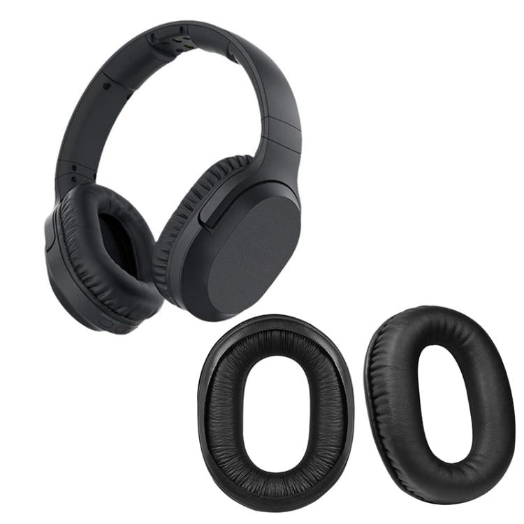 2pcs Protein Leather Earphone Replacement Earpads Pads For Sony MDR-RF995R / WH-RF400R(Black) - Earmuff & Pad by buy2fix | Online Shopping UK | buy2fix