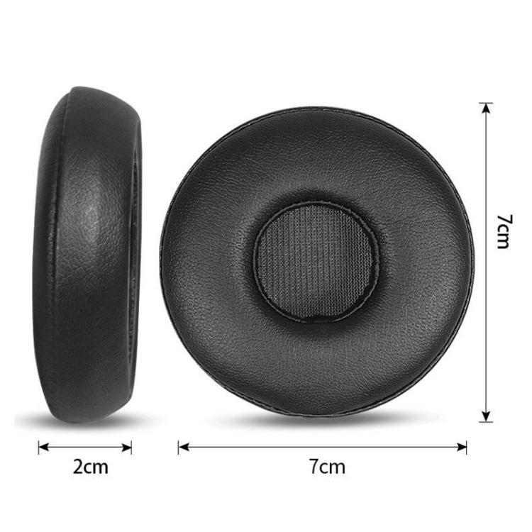 2pcs Protein Leather Earphone Replacement Earpads Pads For Sony H810N(Black) - Earmuff & Pad by buy2fix | Online Shopping UK | buy2fix